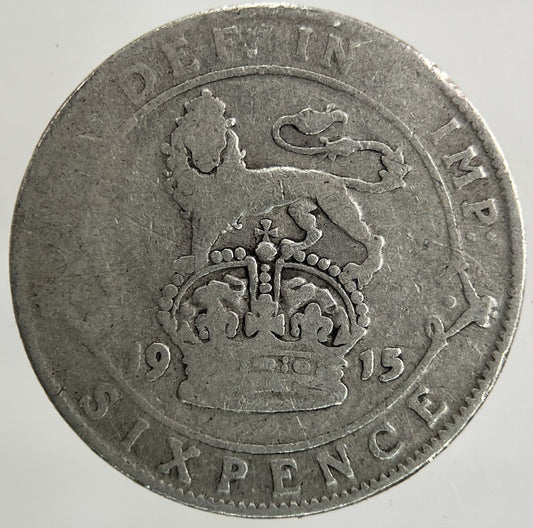 1915 George V Sixpence Silver Coin | Collectable Grade