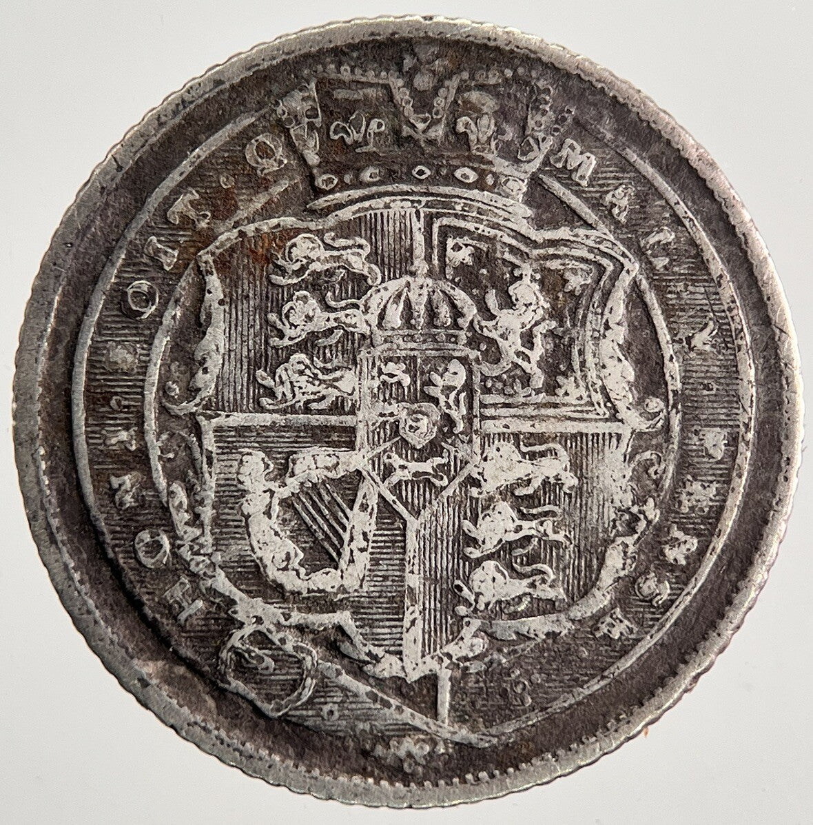 1818 George III Sixpence Silver Coin | Collectable Grade | a9537