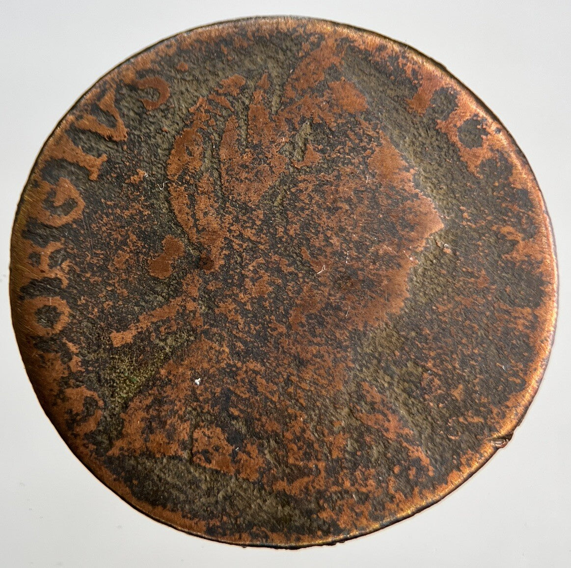 George III Half - Penny | British Coin | Worn Grade | a1810
