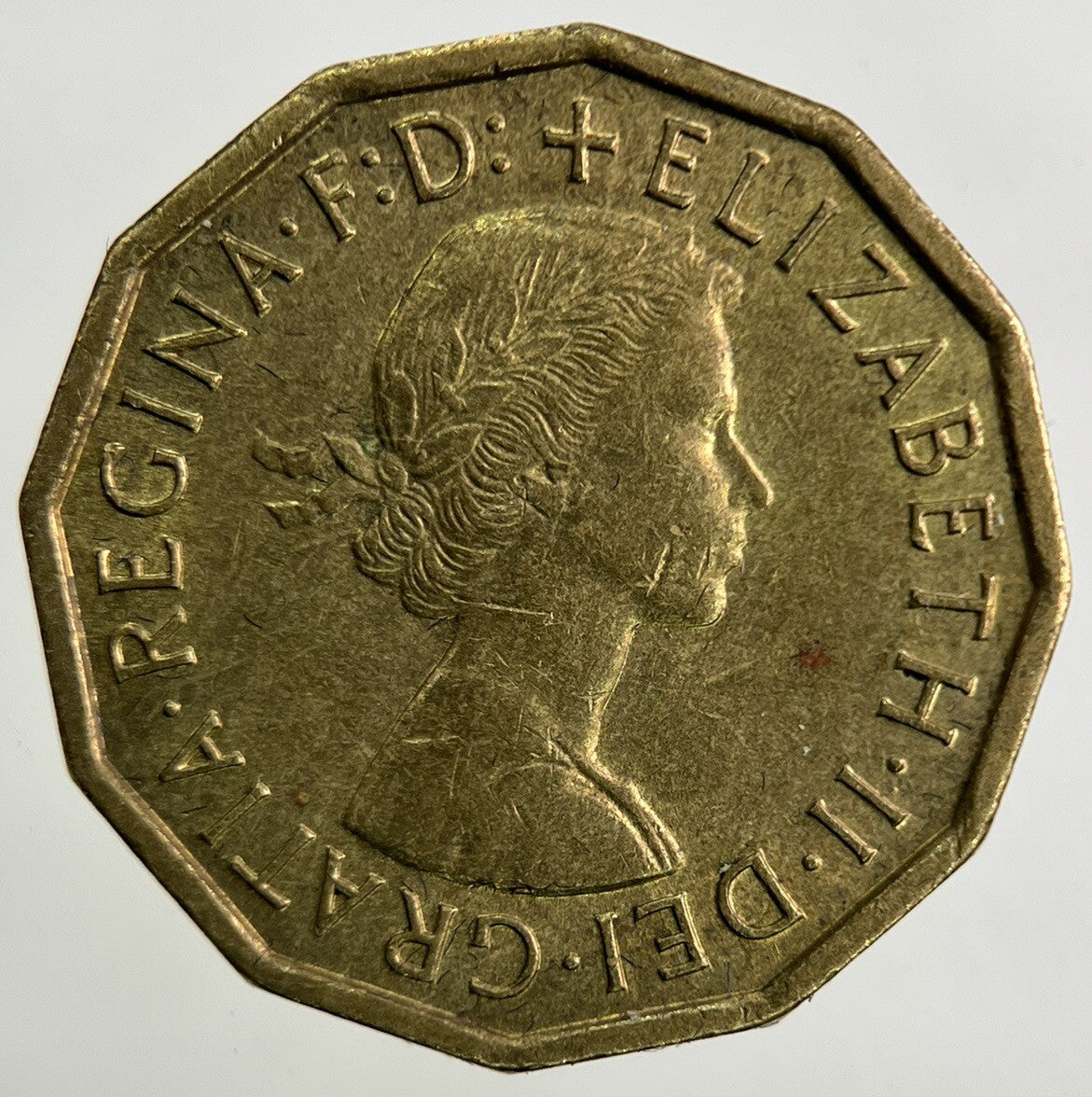 1963 Elizabeth II 2nd Threepence Coin | Very Fine Grade
