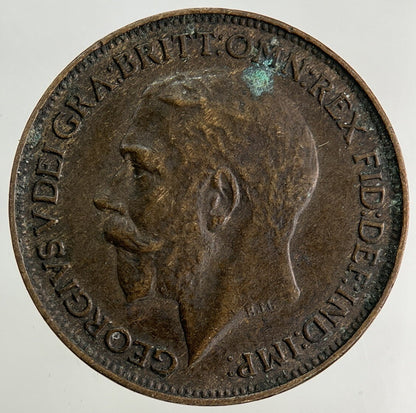 1925 George V Farthing Coin | Fine Collectable Grade