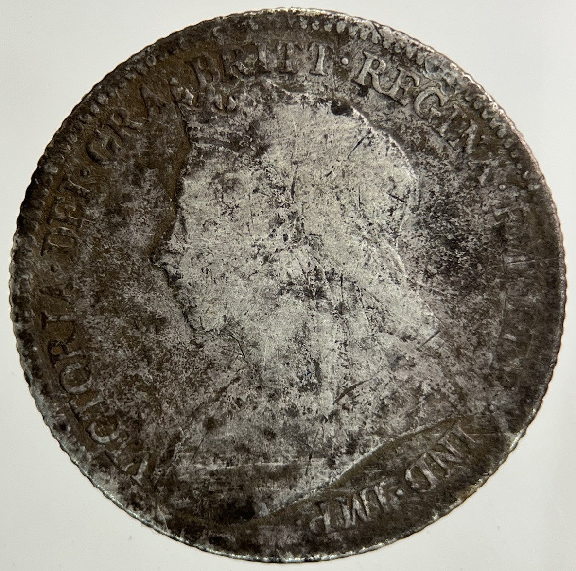 1901 Victoria Sixpence Silver Coin | Fair Grade