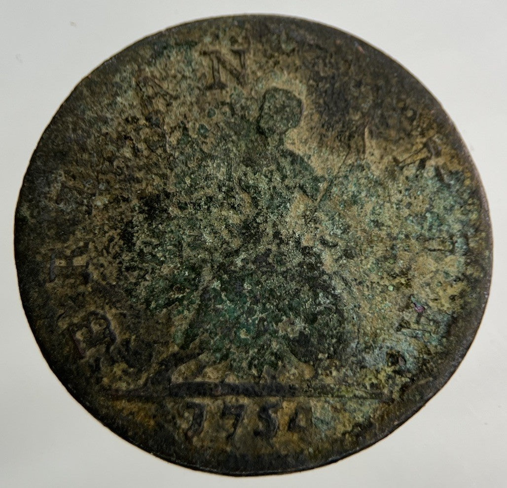 1754 George II 2nd Farthing Coin | Collectable Grade