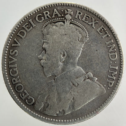 1920 Canada 25 Cents Silver Coin | Collectable Grade