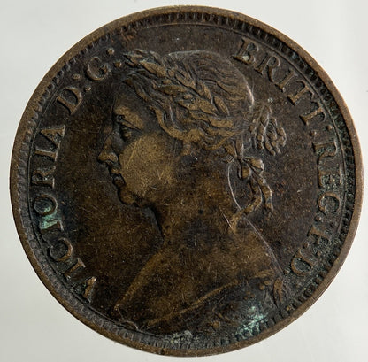 1891 Victoria Farthing Coin | Fine Collectable Grade