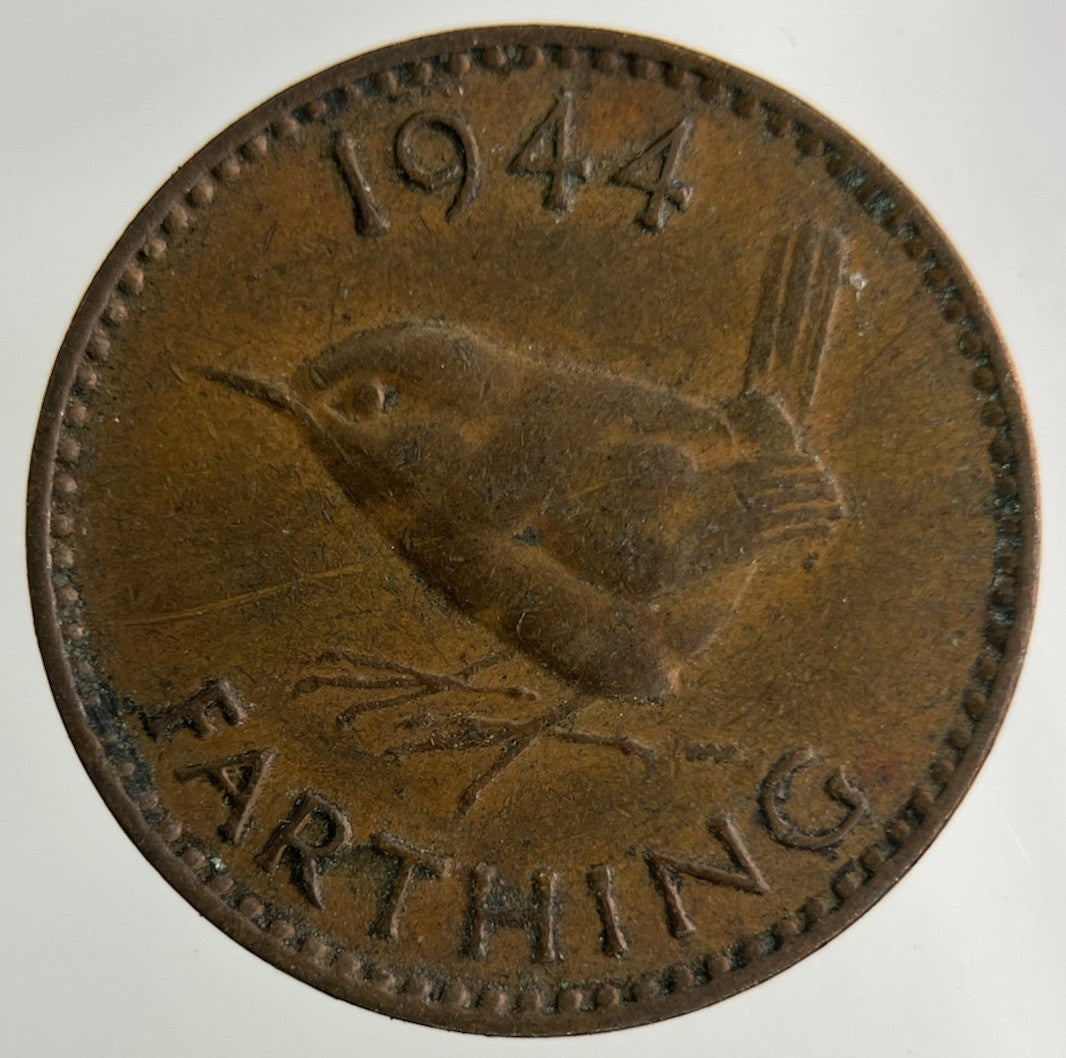 1944 George VI Wren Farthing Coin | Collectable Grade