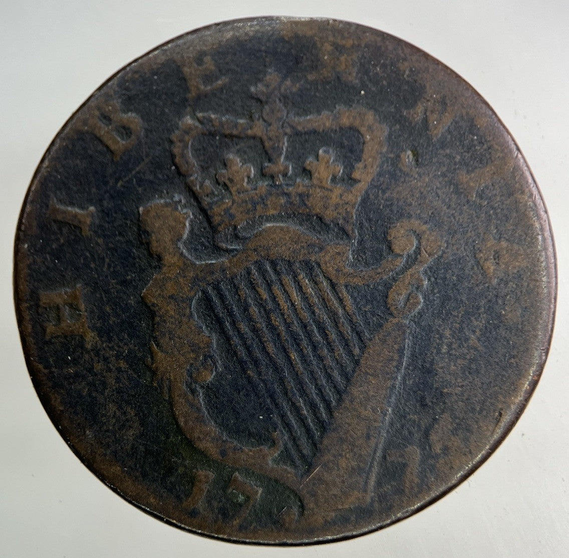 1775 Irish Half - Penny Coin | Collectable Grade