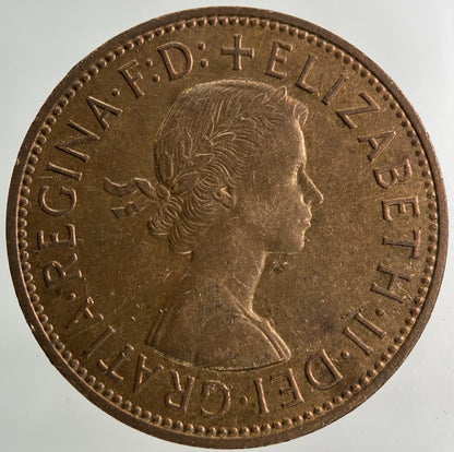 1964 Elizabeth II 2nd One Penny Coin | Collectable Grade