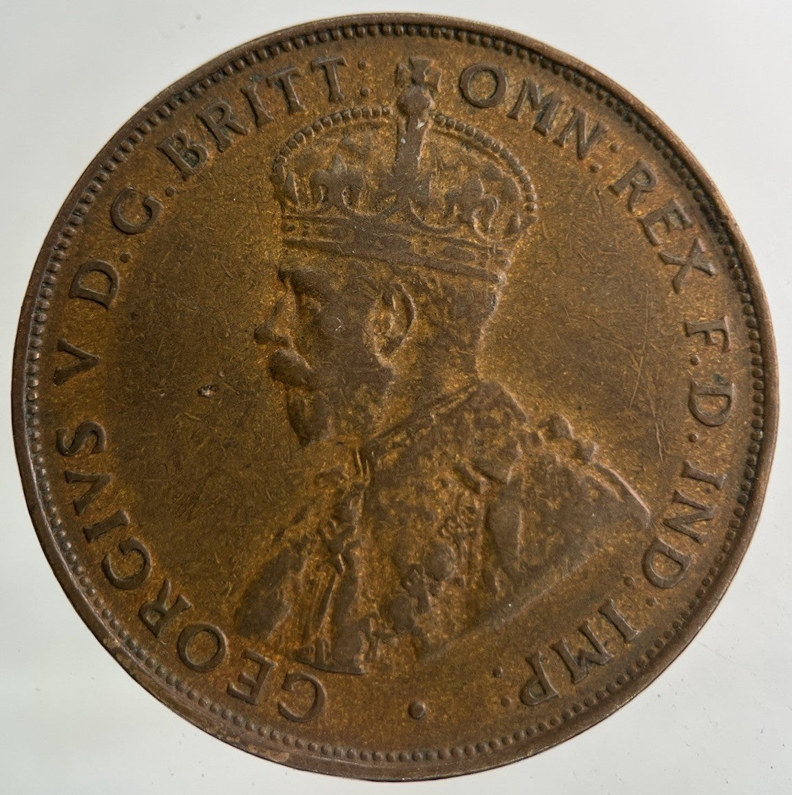 1935 Australia One Penny Coin | Fine Collectable Grade