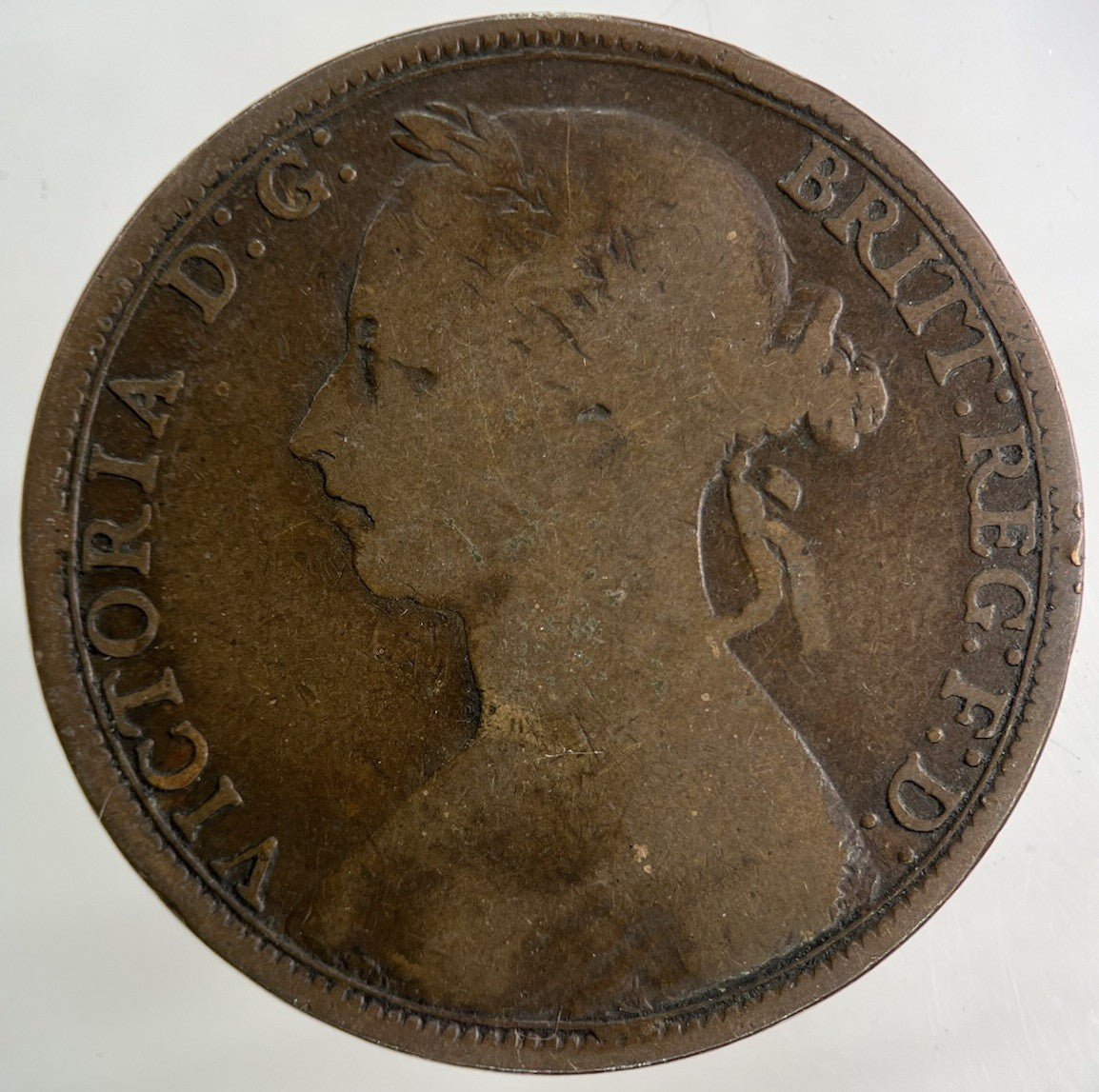 1891 Victoria One Penny Coin | Collectable Grade