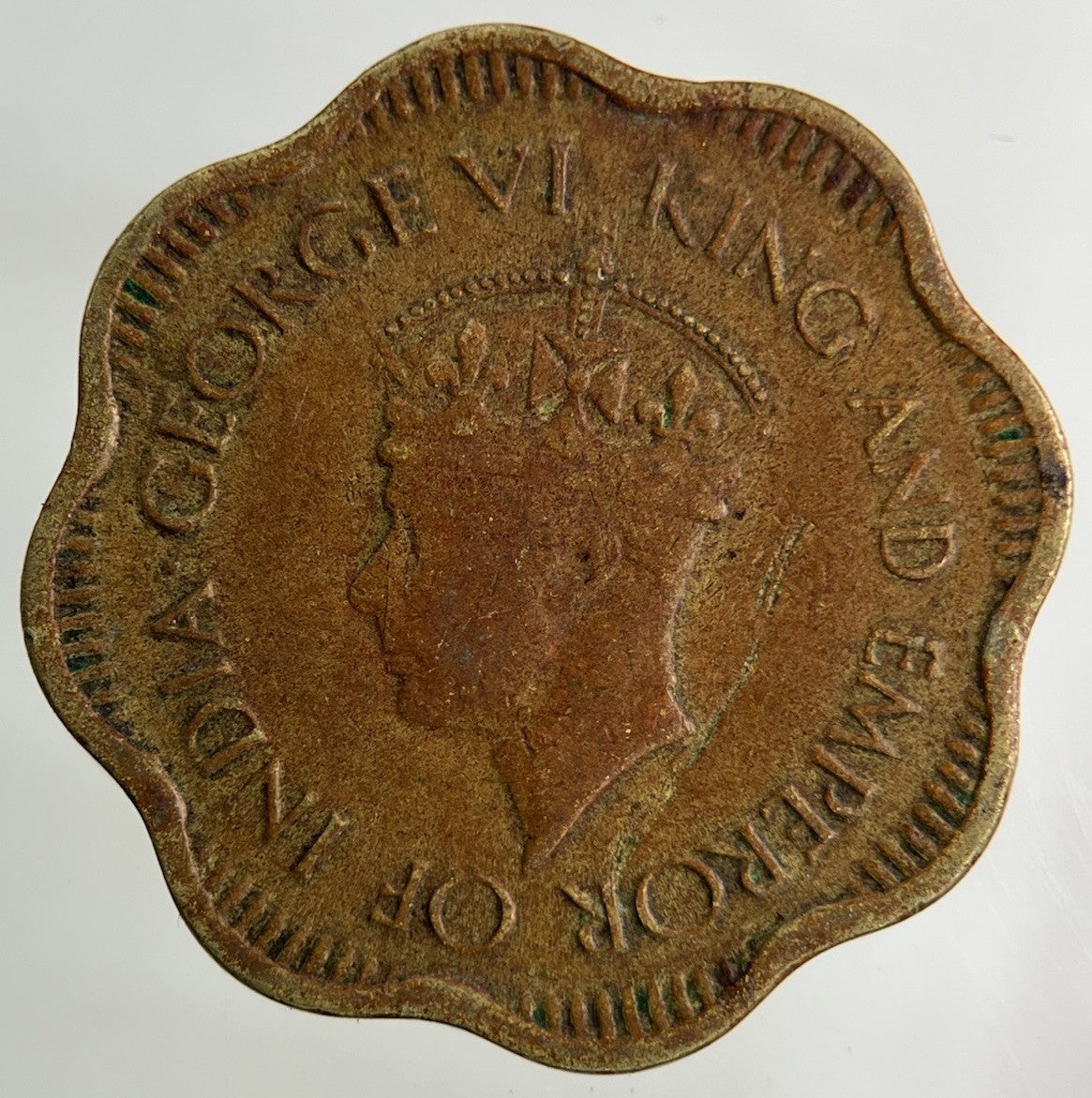 1944 Ceylon 10 Cents Coin | Fine Collectable Grade