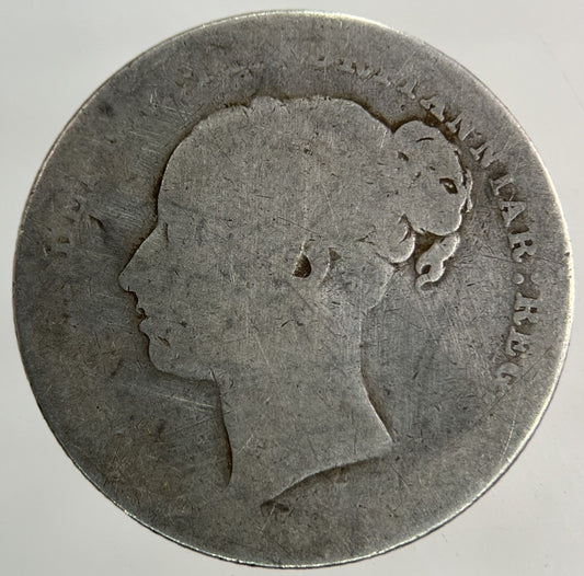 1880 Victoria Shilling Silver Coin | Fair Grade