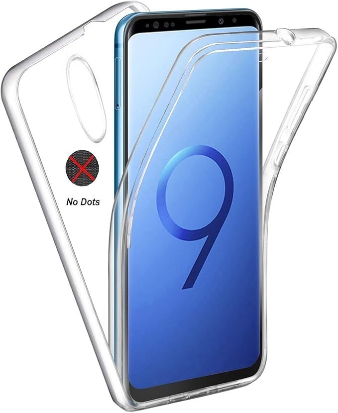Samsung Galaxy S9 Case 360 Full Body Protection Front Back Clear Cover