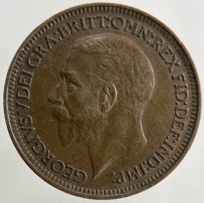 1928 George V Farthing Coin | Fine Collectable Grade