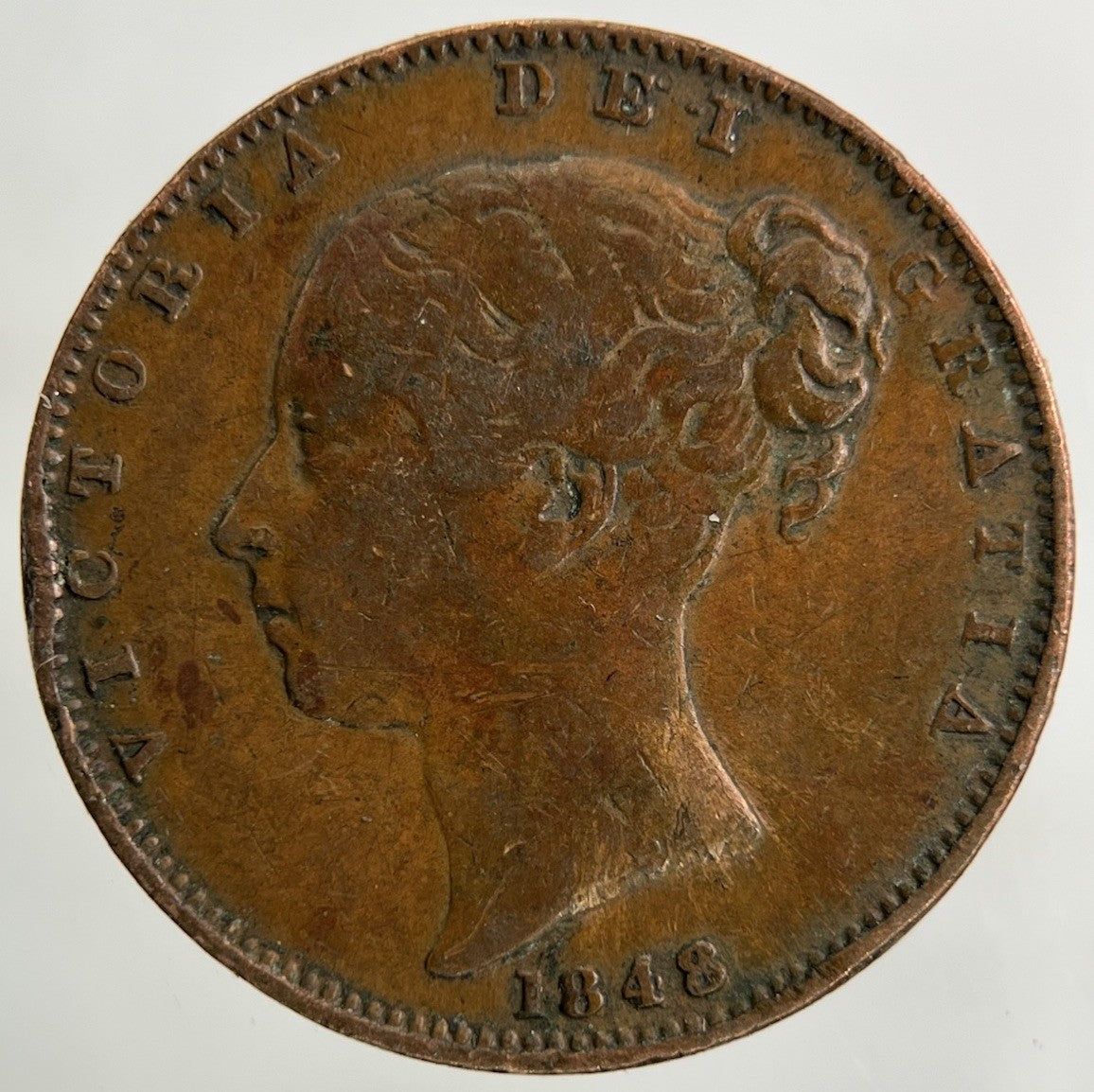 1848 Victoria Farthing Coin | Fine Collectable Grade