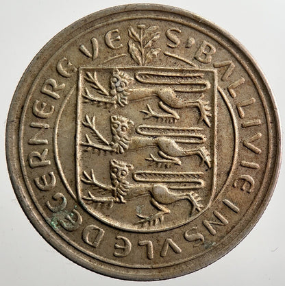 1968 Guernsey 5p 5 Five Pence Coin | Fine Collectable Grade | a7491