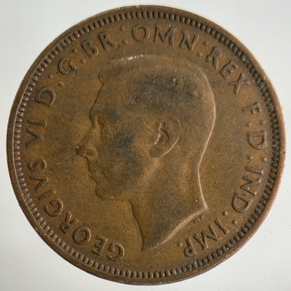 1944 George VI Half - Penny Coin | Collectable Grade