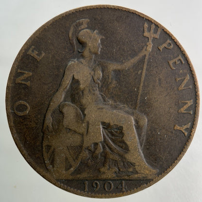 1904 Edward VII One Penny Coin | Collectable Grade