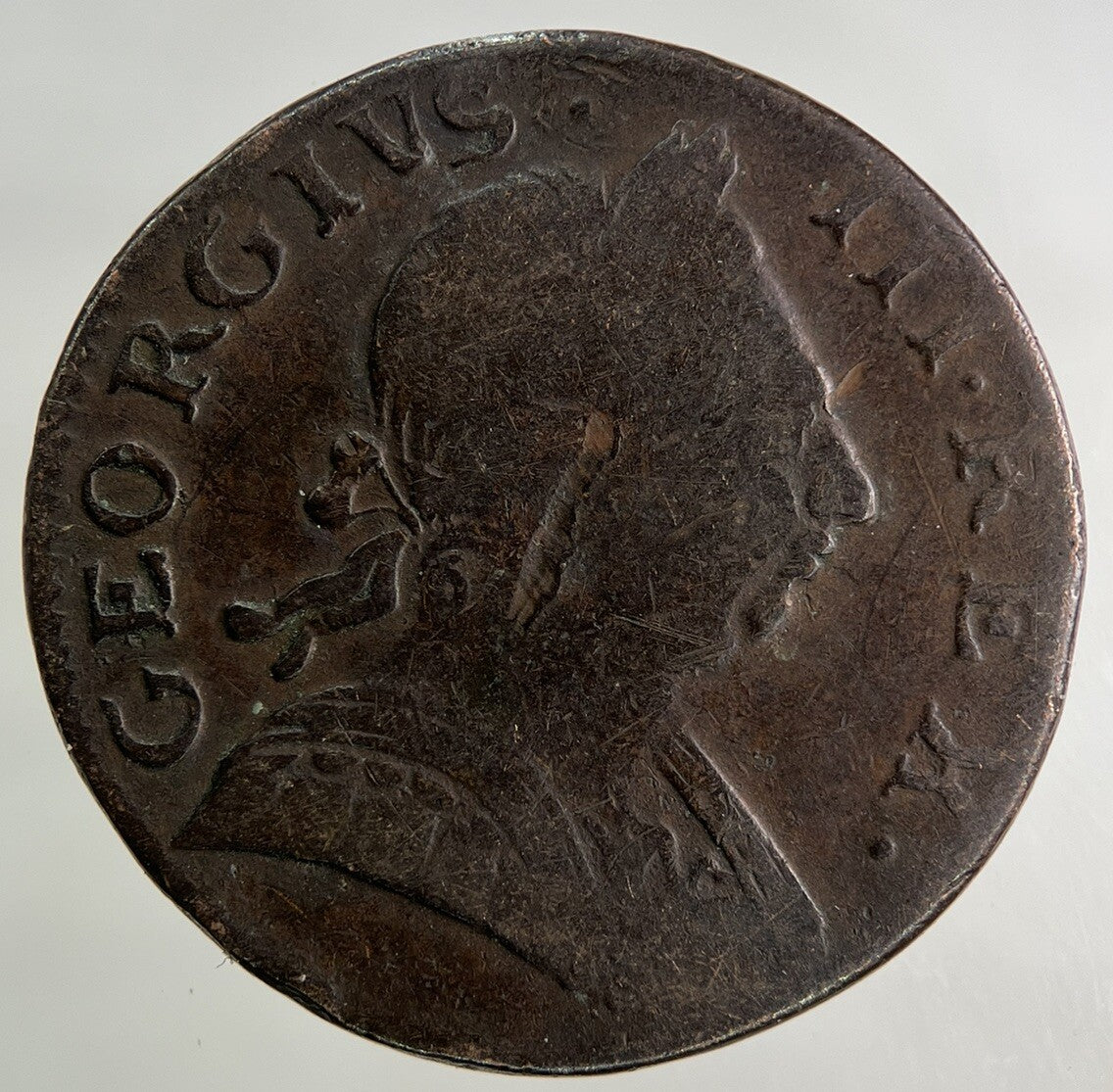1775 George III 3rd Half - Penny Coin | Fine Collectable Grade