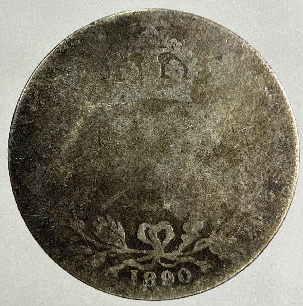 1890 Victoria Sixpence Silver Coin | Fair Grade
