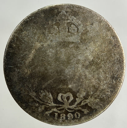 1890 Victoria Sixpence Silver Coin | Fair Grade