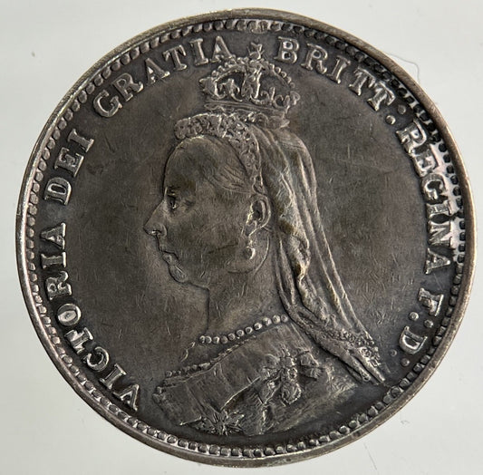 1887 Victoria Threepence Silver Coin | Very High Grade