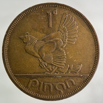 1968 Irish One Penny Coin | Fine Collectable Grade