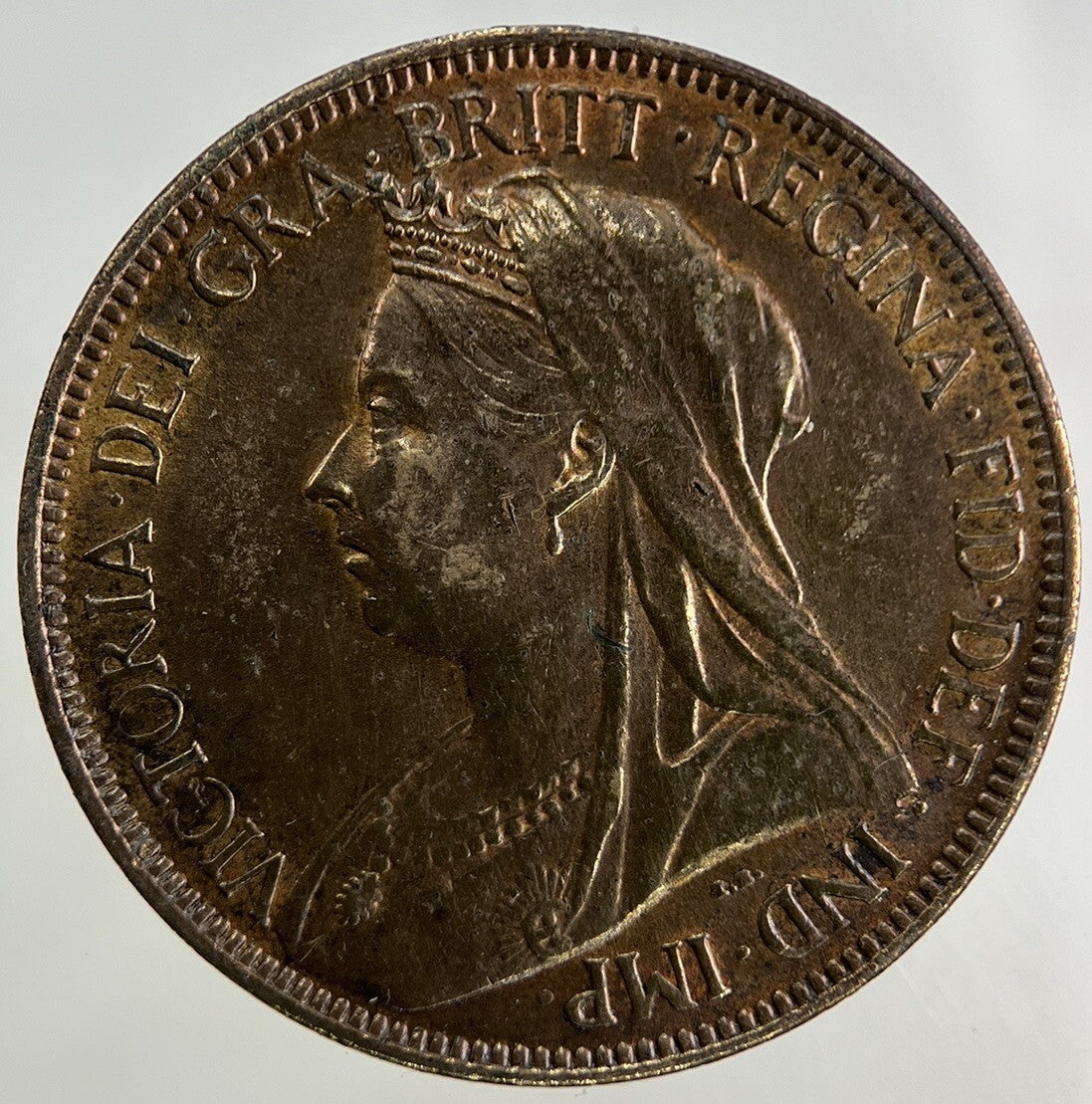 1901 Victoria Half - Penny Coin | Very High Grade