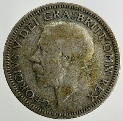 1929 George V Shilling Silver Coin | Fair Grade