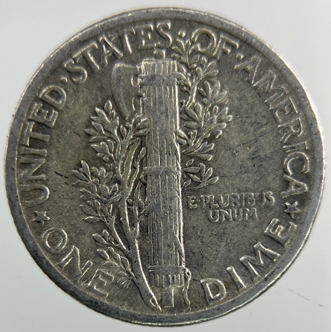1937 US USA Mercury Dime Silver Coin | Collectable Grade