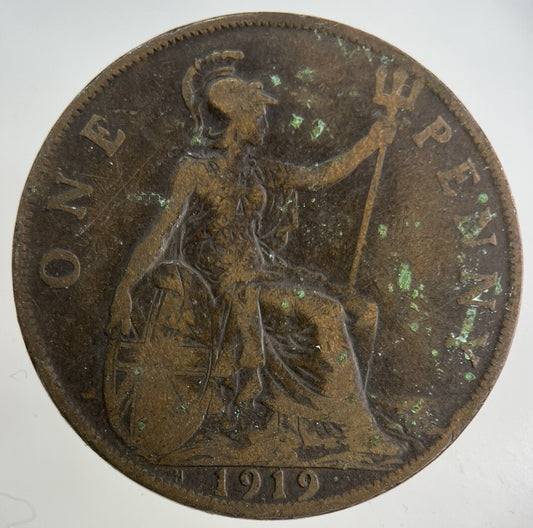 1919 - H George V One Penny Coin | Collectable Grade