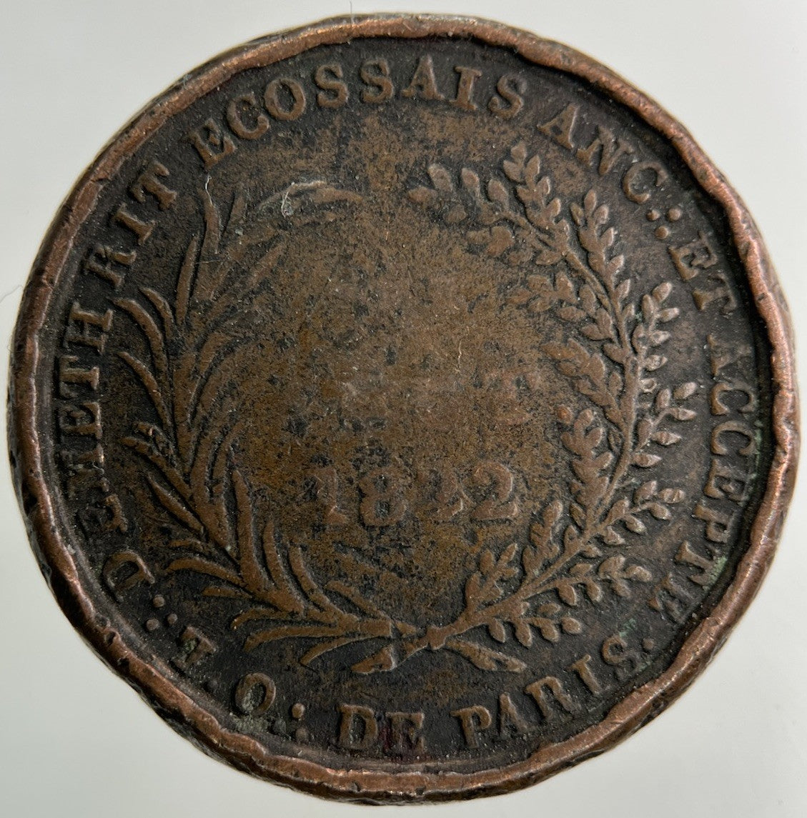 1822 France Orient De Paris Jetton Token Coin | Collectable Grade