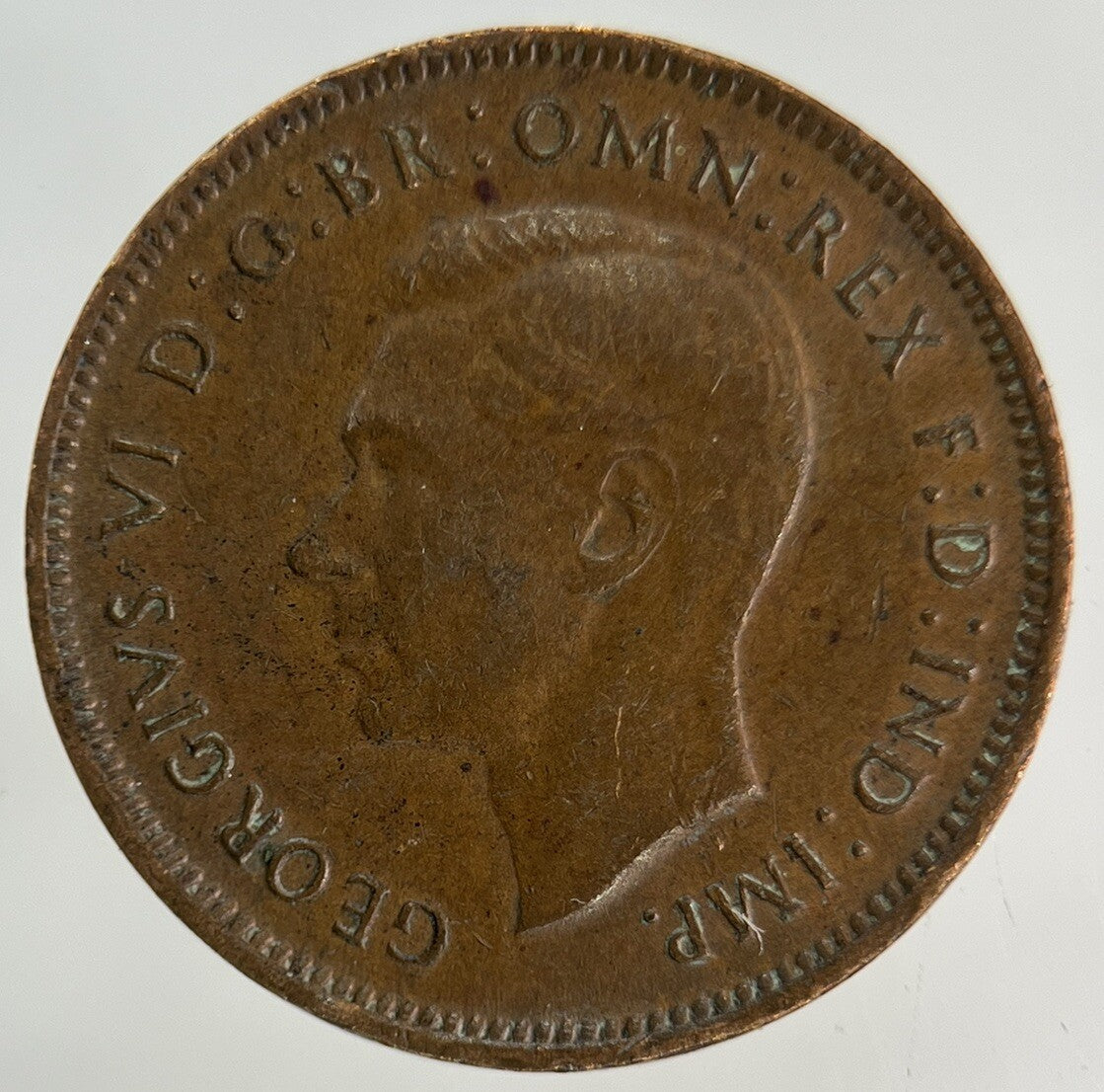 1943 George VI Wren Farthing Coin | Fine Collectable Grade