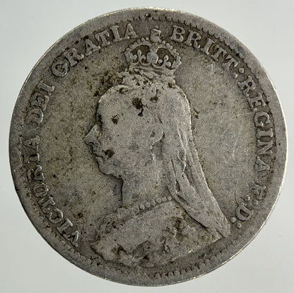 1891 Victoria Threepence Silver Coin | Fine Collectable Grade