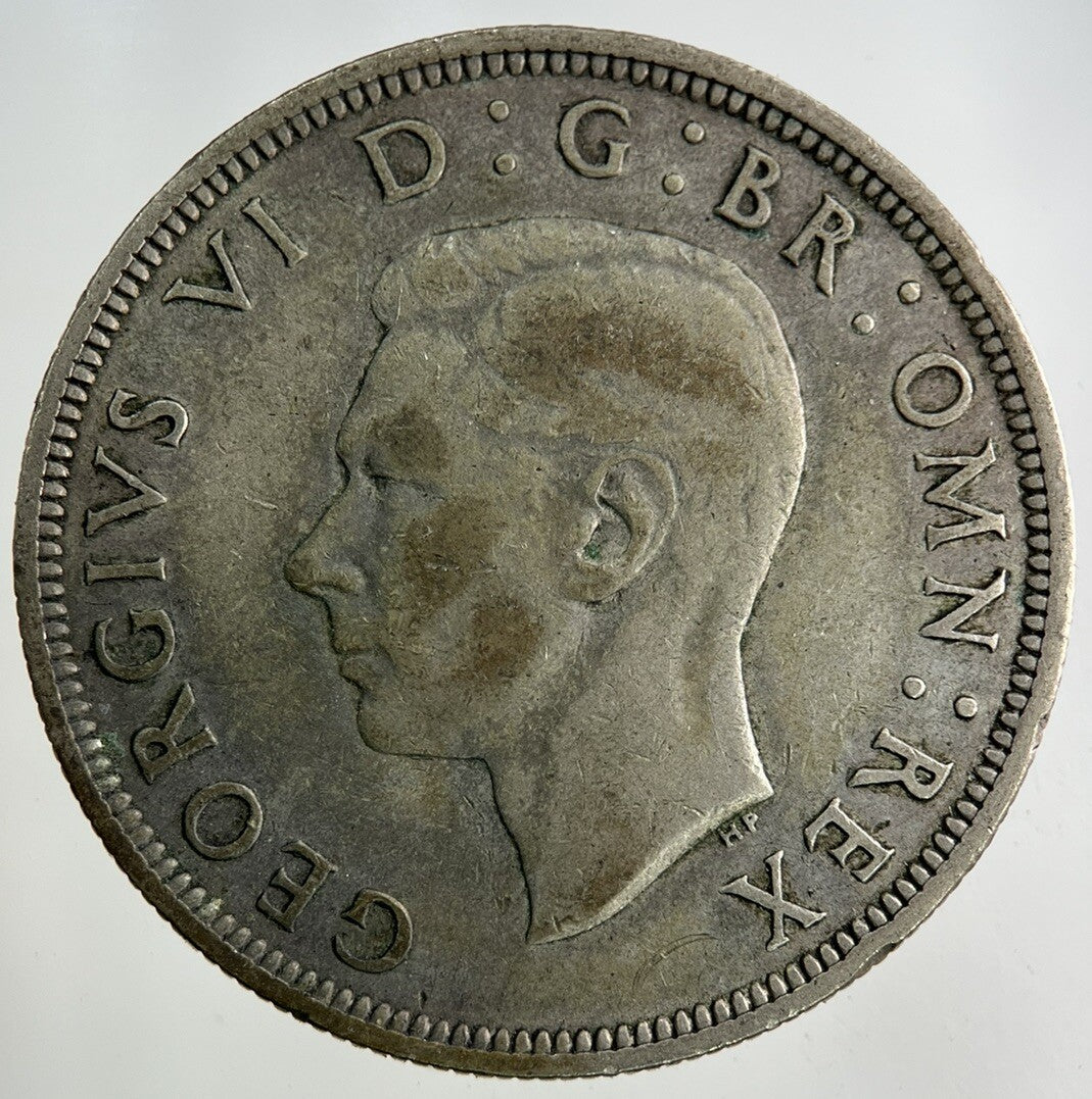 1942 George VI Half - Crown Silver Coin | Fine Collectable Grade