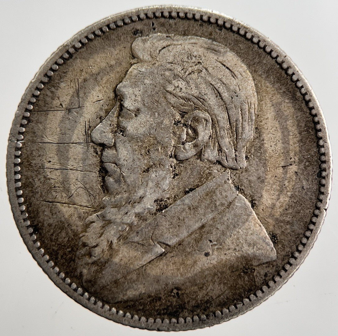 1895 South Africa Shilling Silver Coin | Collectable Grade