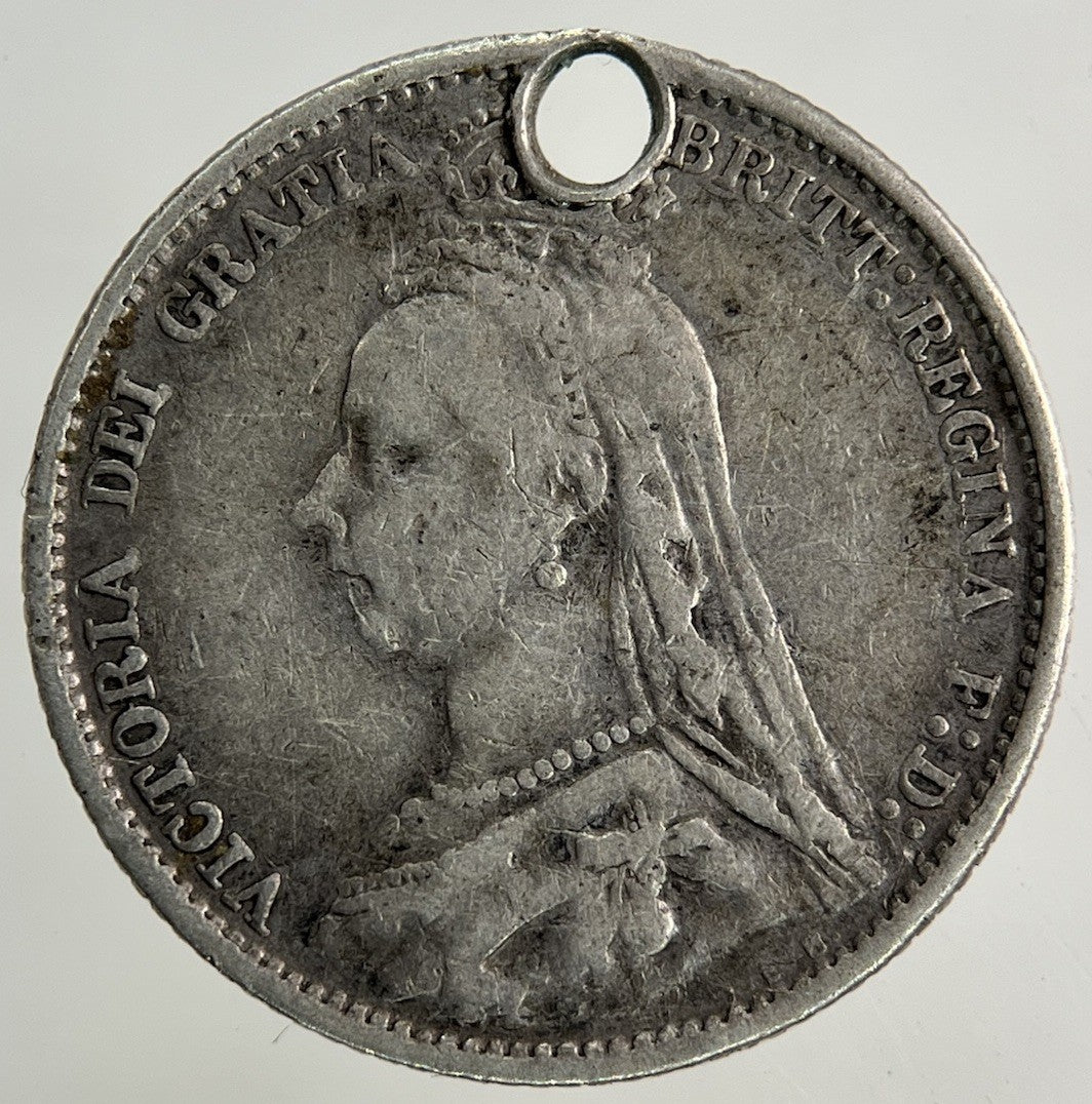 1888 Victoria Sixpence Silver Coin | Collectable Grade