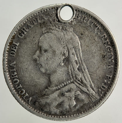 1888 Victoria Sixpence Silver Coin | Collectable Grade