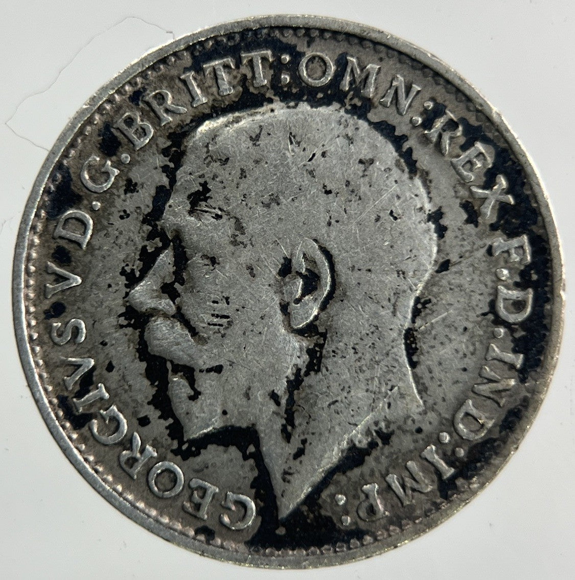 1918 George V Threepence Silver Coin | Collectable Grade