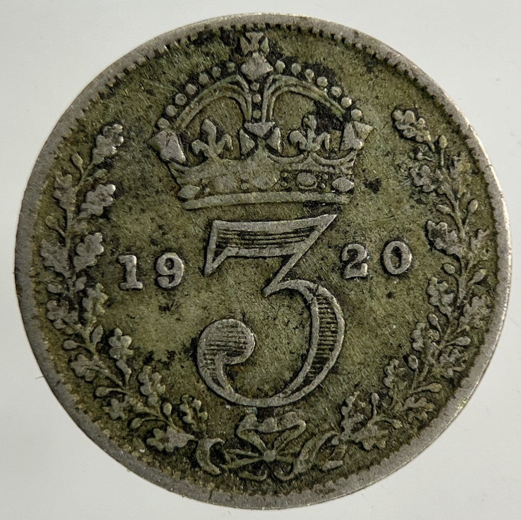 1920 George V Threepence Silver Coin | Fine Collectable Grade