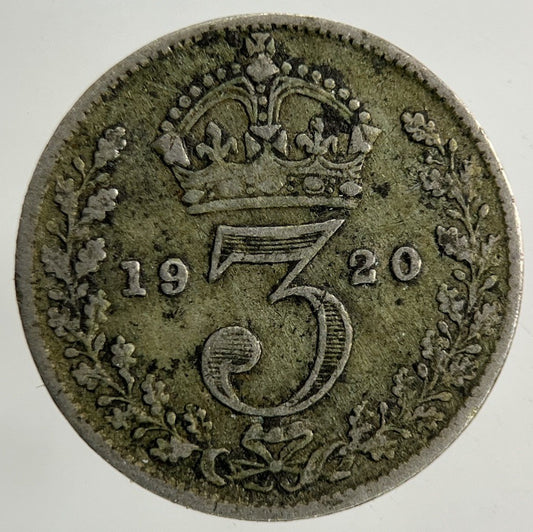 1920 George V Threepence Silver Coin | Fine Collectable Grade