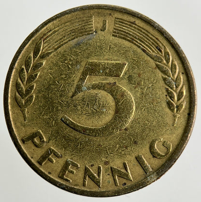 1949 Germany 5 Pfennig Coin | Fine Collectable Grade
