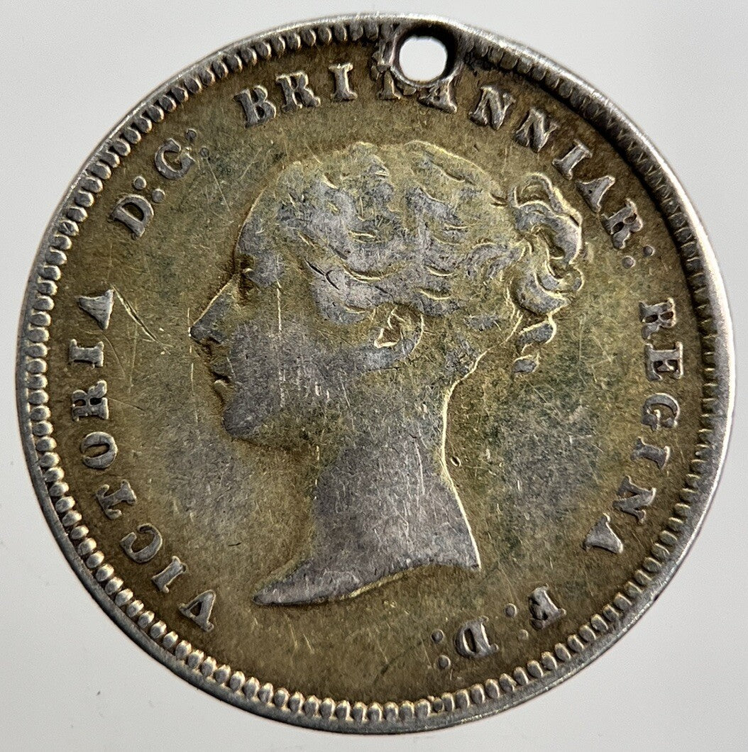 1865 Victoria Maundy Four - Pence Silver Coin | Fine Collectable Grade | a2381