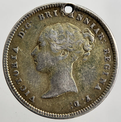 1865 Victoria Maundy Four - Pence Silver Coin | Fine Collectable Grade | a2381