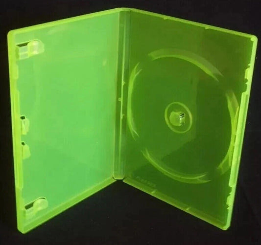 2 x NEW Green XBox 360 Replacement Case Cover Video Game