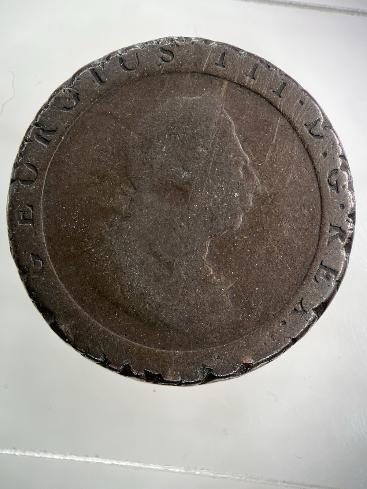 1797 George III 3rd Cartwheel One Penny Coin | Collectable Grade
