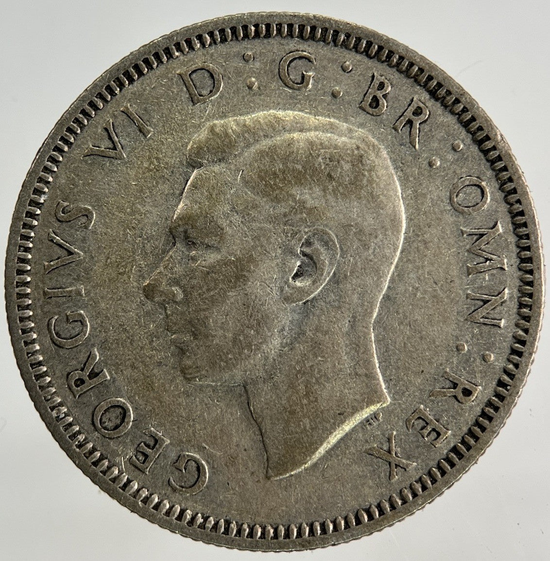 1944 George VI Shilling Silver Coin | Fine Collectable Grade