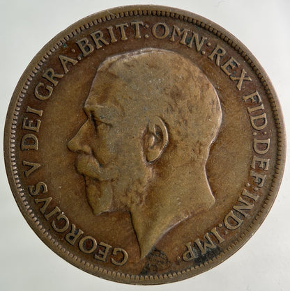 1912 George V One Penny Coin | Collectable Grade
