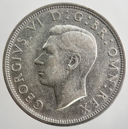 1937 George VI Half - Crown Silver Coin | Fine Collectable Grade | a3852