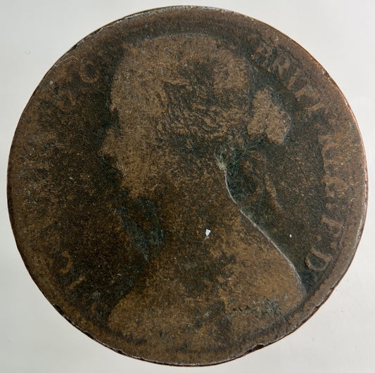 1866 Victoria One Penny Coin | Collectable Grade